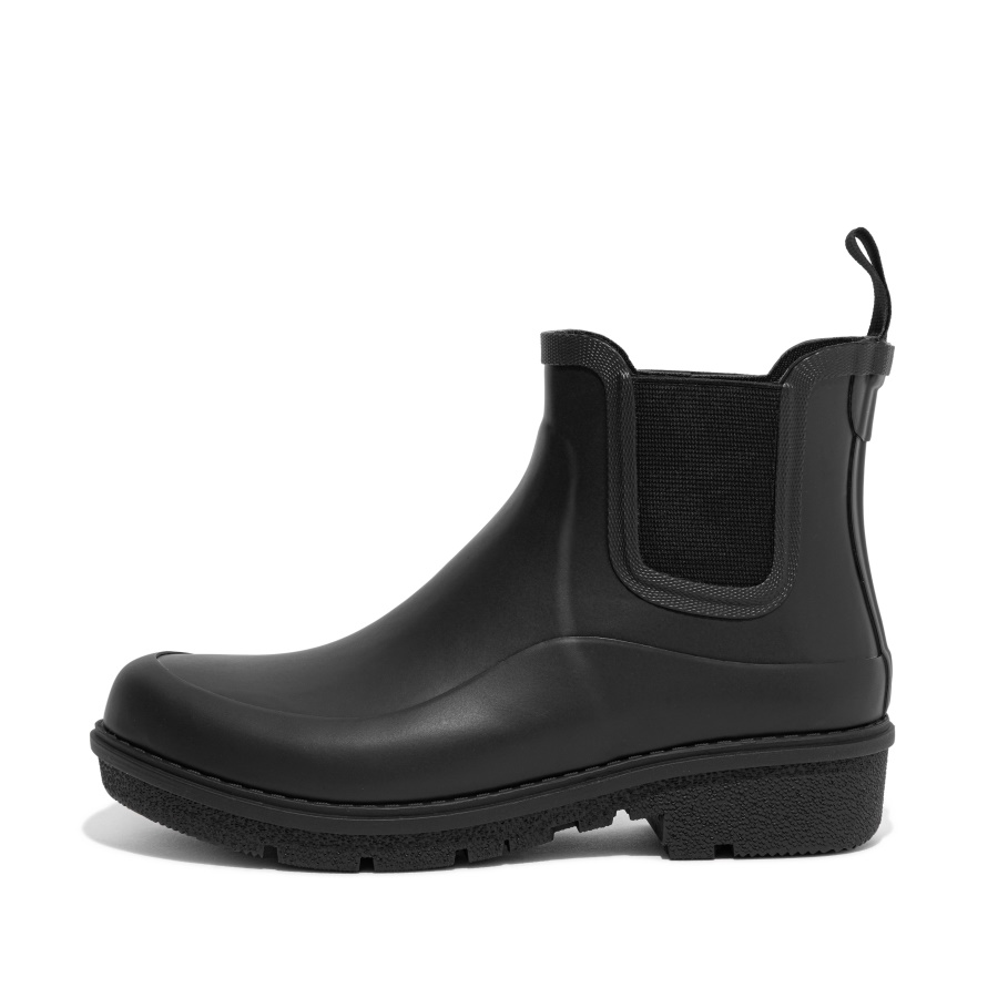 Fitflop Botas De Chuva Chelsea Todas Pretas