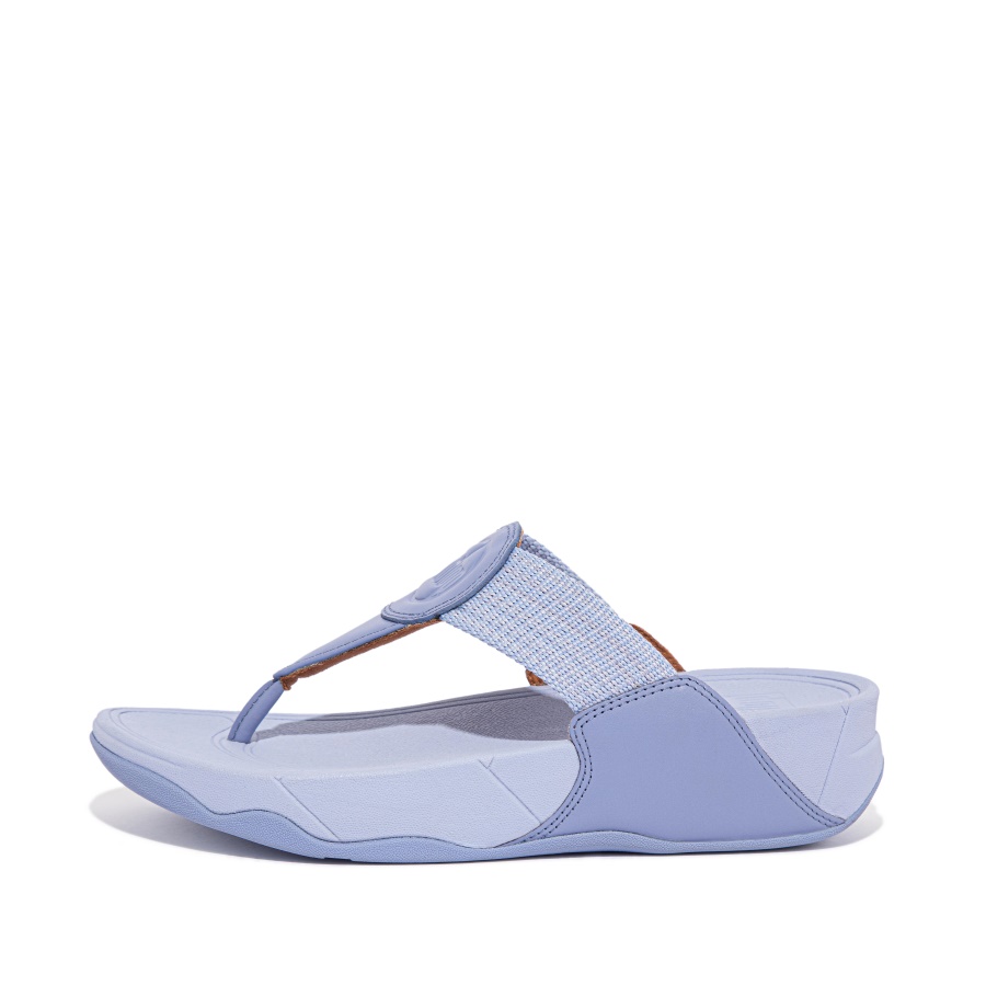 Fitflop Sandálias De Dedo Do Pé Com Tiras Finas Lavanda Selvagem