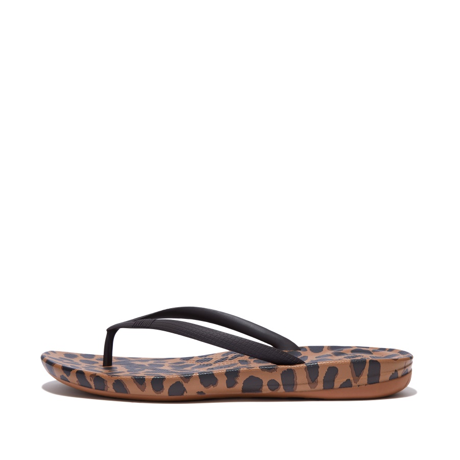 Fitflop Chinelos Ergonômicos Com Estampa De Leopardo Leopardo