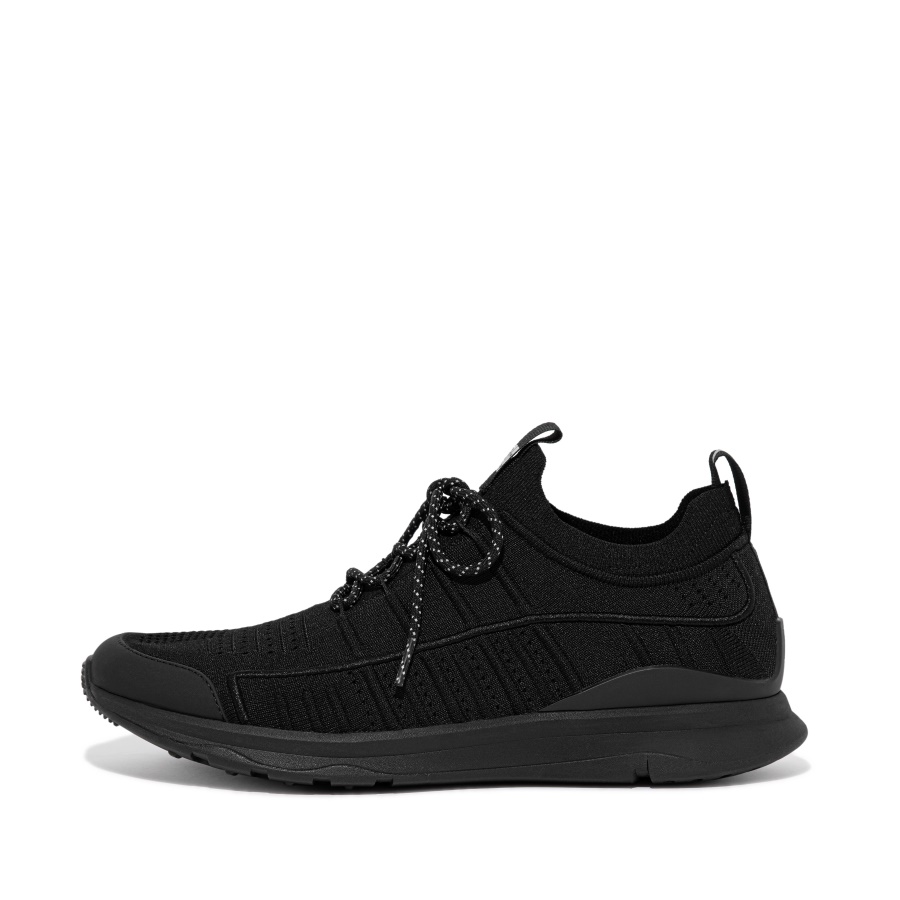 Fitflop Tênis Esportivo De Malha Masculina Todo Preto