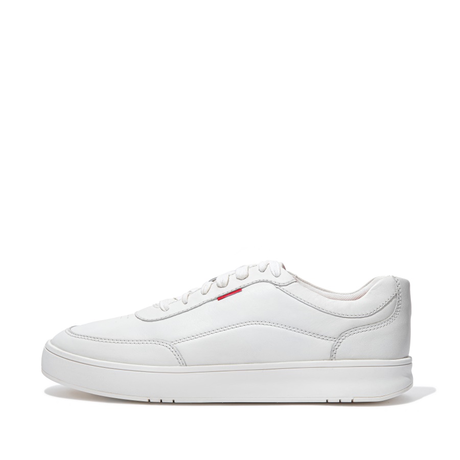 Tênis De Couro Masculino Fitflop Branco