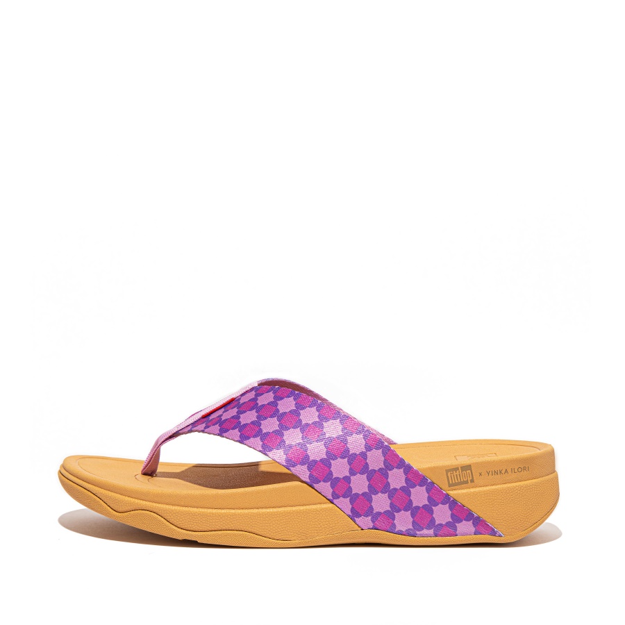 Fitflop Sandálias De Dedo Do Pé Mistura Violeta-ameixa